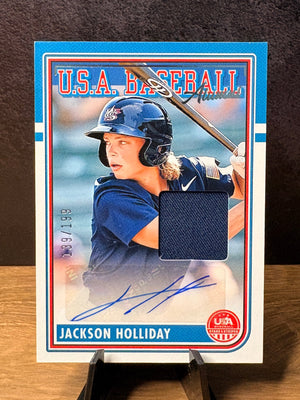 Jackson Holliday (Autograph /199) - 2024 Panini USA Baseball #ASM-JH