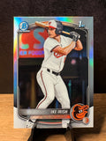 Ike Irish (Refractor) - 2025 Bowman Chrome Bowman Draft #BDC-16 Baseball trading card, front and back