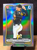 Bubba Chandler (RC Refractor) - 2026 Bowman Bowman Chrome #38 Baseball trading card, front and back