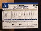 MJ Melendez (Purple Holo Foil /250) - 2025 Topps Series Two #536 Baseball trading card, back