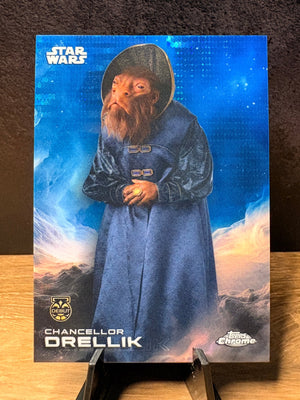 Chancellor Drellik (Pulsar Refractor) - 2025 Topps Chrome Star Wars #111