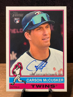 Carson McCusker (RC) - 2025 Topps Heritage Real One Autographs #ROA-MCC