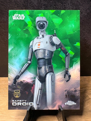 Safety Droid (Green Sapphire /99) - 2025 Topps Chrome Star Wars #161
