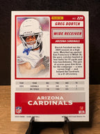 Greg Dortch (Gold Zone /50) - 2025 Panini Score Score Football #229 Football trading card, back
