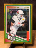 Greg Dortch (Gold Zone /50) - 2025 Panini Score Score Football #229 Football trading card, front and back