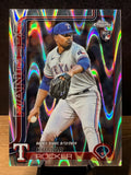 Kumar Rocker (RC Wave Refractor) - 2025 Topps Chrome Update Series #USC160 Baseball trading card, front and back