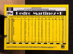 Pedro Martinez (Green Mojo Refractor /99) - 2025 Topps Update Series #U90C-64 Baseball trading card, back