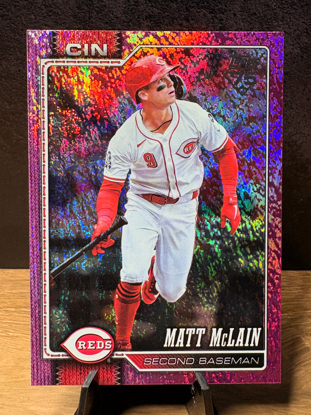 Matt McLain (Pink Holo Foil) - 2026 Topps Series One #81