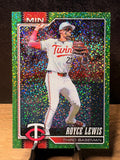 Royce Lewis (Green Foil) - 2026 Topps Series One #115 Baseball trading card, front and back