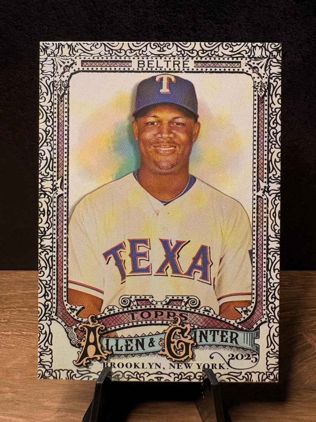 Adrián Beltré (Base) - 2025 Topps Allen & Ginter #323 Baseball trading card, front and back