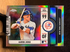Aaron Judge (Base) - 2026 Topps Chrome Big Ticket Player #BTP-18 Baseball trading card, front and back