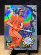 Samuel Basallo (RC Base) - 2026 Topps Chrome Wrecking Crew #WC-24 Baseball trading card, front and back