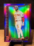 Romy Gonzalez (Purple Foil /250) - 2025 Topps Update Series #US112 Baseball trading card, front and back