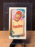 Steven Kwan (A&G Back) - 2026 Topps Allen & Ginter Mini #220 Baseball trading card, front and back