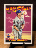 Pete Alonso (Base) - 2025 Topps Bleacher Reachers #BR-10 Baseball trading card, front and back