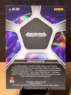 Drake Maye (RC) - 2024 Panini Prizm Draft Picks Brilliance #BR-DM Football trading card, back