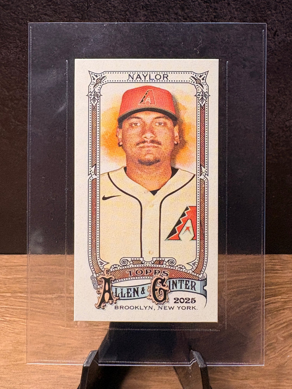 Josh Naylor (A&G Back) - 2025 Topps Allen & Ginter Mini #183 Baseball trading card, front and back