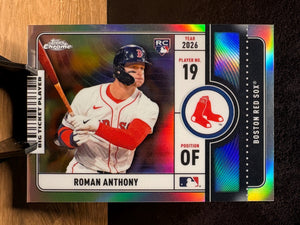 Roman Anthony (RC Refractor) - 2026 Topps Chrome Big Ticket Player #BTP-23