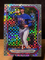 Sebastian Walcott (Mojo Refractor) - 2026 Bowman Chrome Prospects #BCP-231 Baseball trading card, front and back