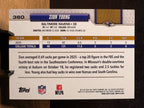Zion Young (RC Rainbow Foil) - 2026 Topps #360 Football trading card, back