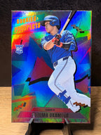 Kazuma Okamoto (RC Base) - 2026 Panini 90s Pop Culture Box Set - Rookies & #110 Baseball trading card, front and back