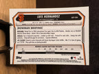 Luis Hernandez (Lunar Glow Refractor) - 2026 Bowman Chrome Prospects #BCP-200 Baseball trading card, back
