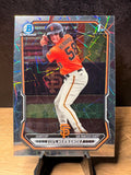 Luis Hernandez (Lunar Glow Refractor) - 2026 Bowman Chrome Prospects #BCP-200 Baseball trading card, front and back