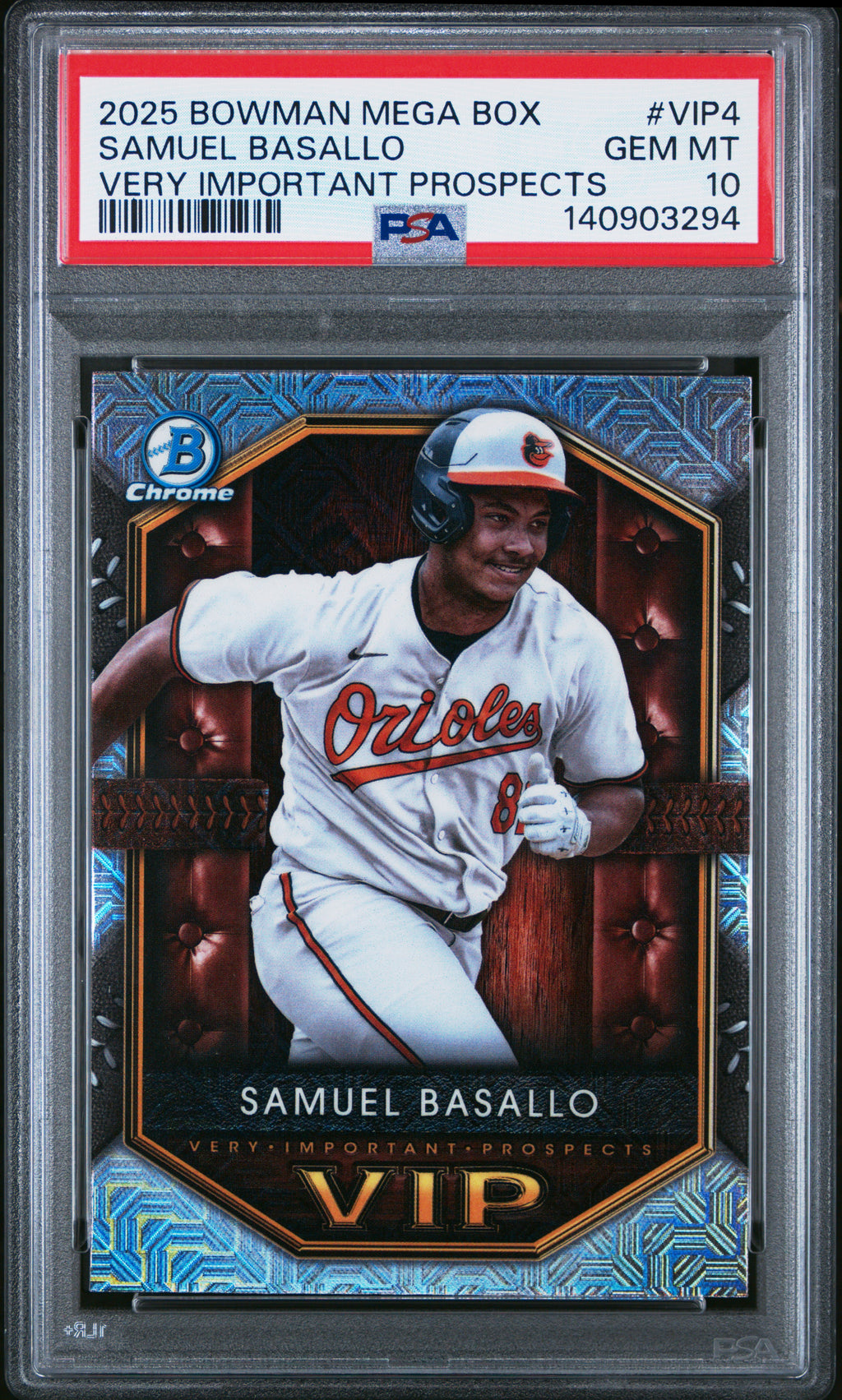 Samuel Basallo (RC) (Mojo) - PSA 10 - 2025 Bowman Very Important Prospects #VIP-4