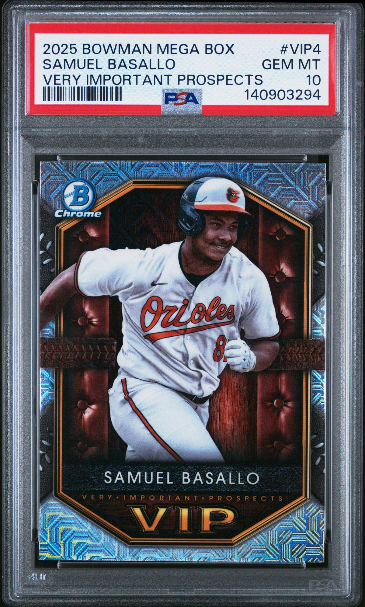 Samuel Basallo (RC) (Mojo) - PSA 10 - 2025 Bowman Very Important Prospects #VIP-4
