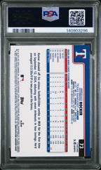 Kumar Rocker (RC) - PSA 10 - 2025 Topps Chrome Logofractor #73