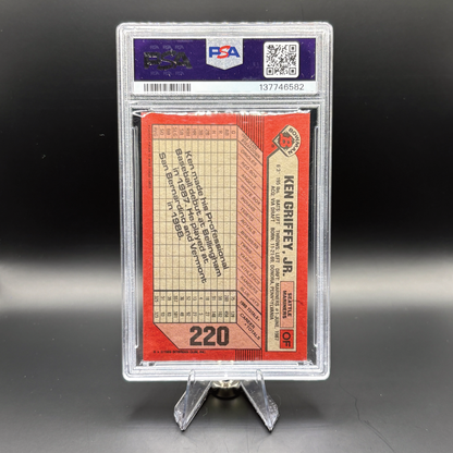 Ken Griffey Jr. - PSA 8 - 1989 Bowman #220