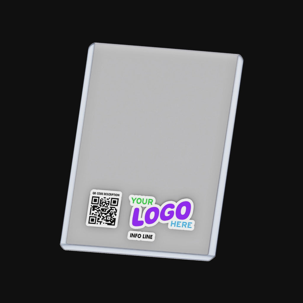 Custom Toploader Decals for Card Shops & Vendors