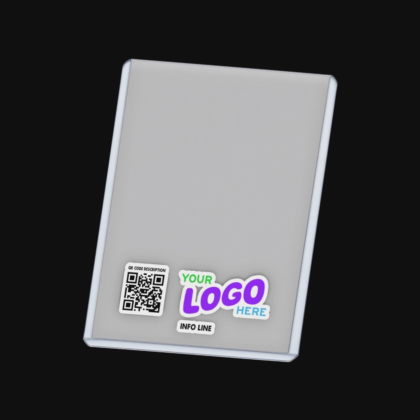 Custom Toploader Decals for Card Shops & Vendors