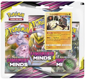 Sun & Moon: Unified Minds - 3-Pack Blister (Stakataka)
